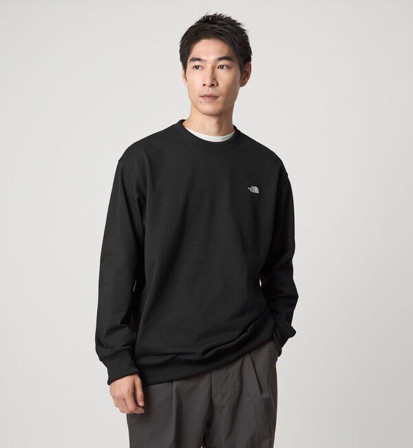 UNITED ARROWS green label relaxing「＜THE NORTH FACE＞スモール ロゴ クルーネック スウェット 」|スウェット・ジャージ|BLACK