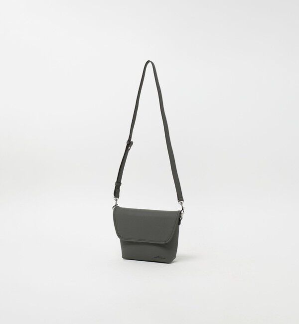 UNITED ARROWS green label relaxing「シボ レザーライク フラップ ショルダーバッグ」|ショルダー・メッセンジャー|