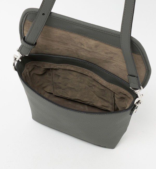 UNITED ARROWS green label relaxing「シボ レザーライク フラップ ショルダーバッグ」|ショルダー・メッセンジャー|