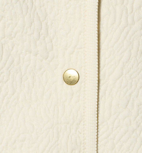 UNITED ARROWS green label relaxing「ブリスタージャカード ノーカラー カットソー カーディガン」|カーディガン|