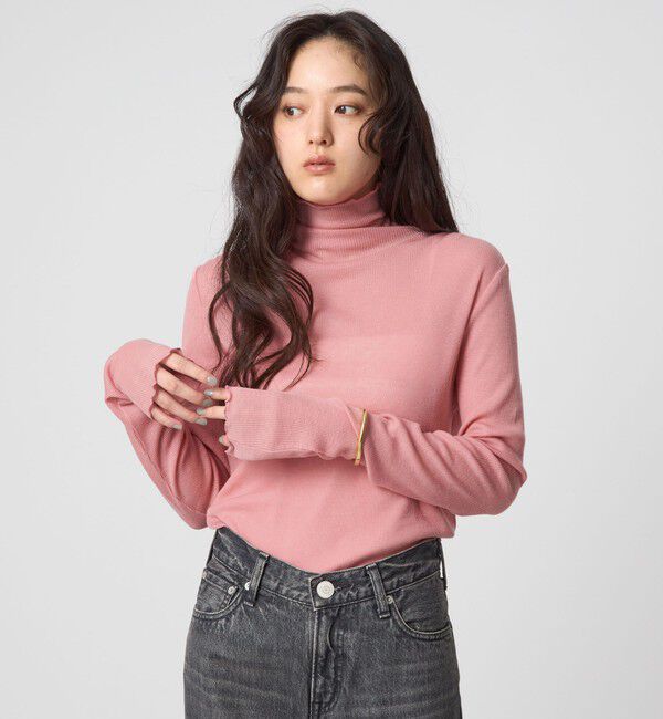 UNITED ARROWS green label relaxing「テレコ タートルネック プルオーバー」|Tシャツ・カットソー|