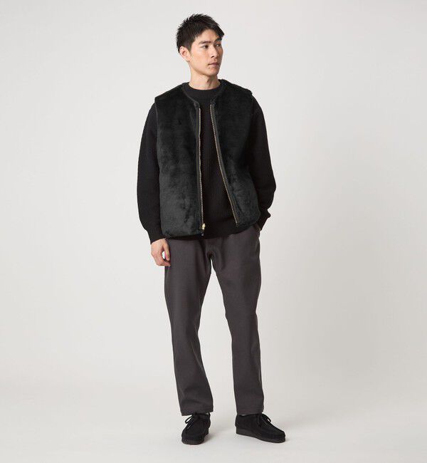 UNITED ARROWS green label relaxing「【別注】＜Barbour＞リバーシブル フェイクファー コーデュロイ ベスト」|その他|