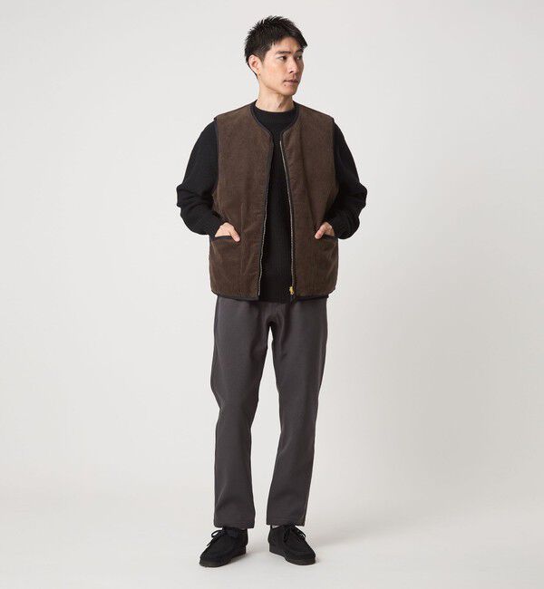 UNITED ARROWS green label relaxing「【別注】＜Barbour＞リバーシブル フェイクファー コーデュロイ ベスト」|その他|
