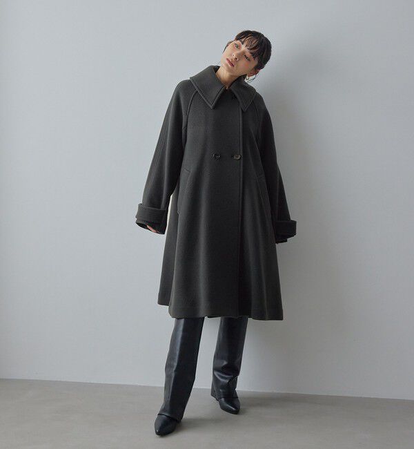 EMMEL REFINES「＜EMMEL REFINES＞EM ビッグカラー テント コート」|その他|DK.GRAY