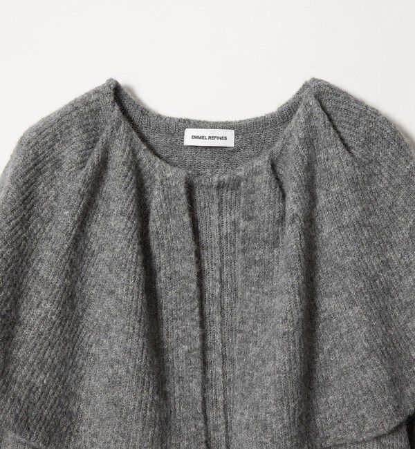 EMMEL REFINES「＜EMMEL REFINES＞EM ケープエリ ニット プルオーバー」|ニット・セーター|