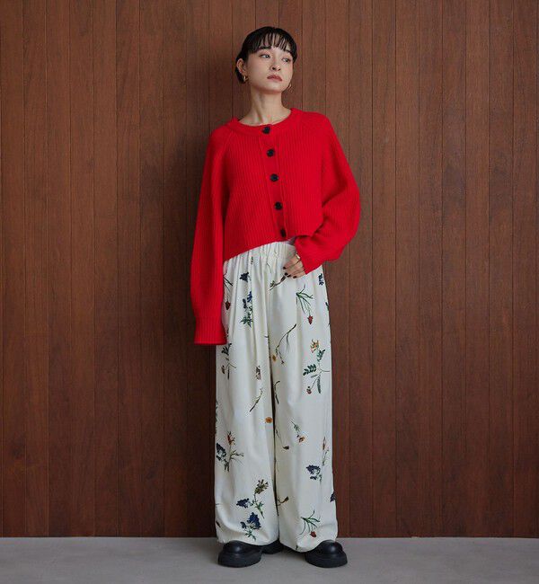 EMMEL REFINES「＜EMMEL REFINES＞EM カタアゼ ボタン カーディガン」|カーディガン|