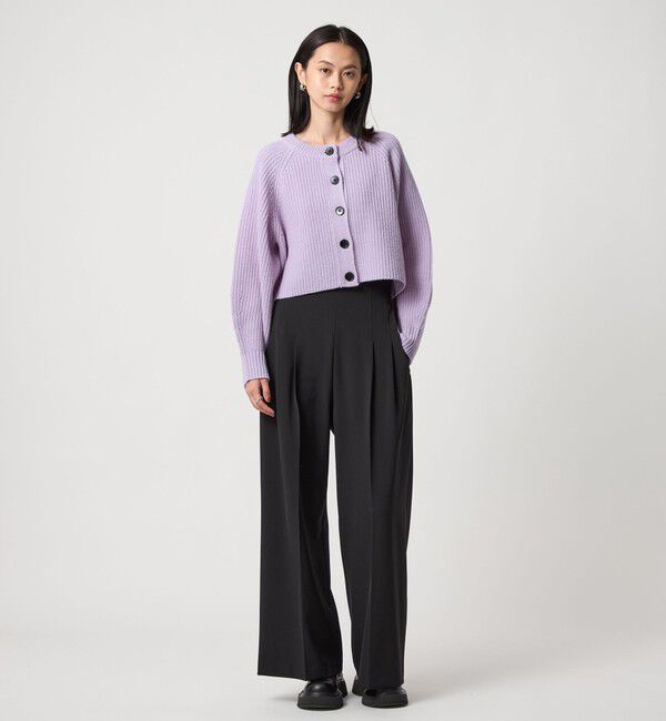 EMMEL REFINES「＜EMMEL REFINES＞EM カタアゼ ボタン カーディガン」|カーディガン|