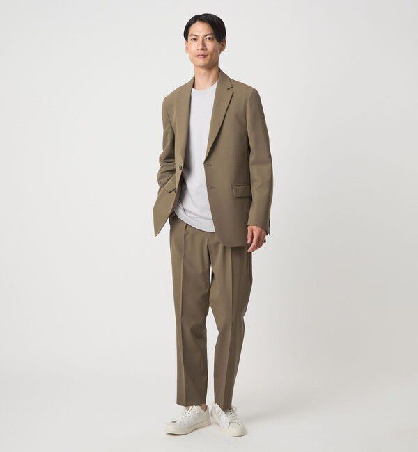 UNITED ARROWS green label relaxing「A+ PERTEX UNLIMITED リラックス イージー 1プリーツ スラックス -ストレッチ-」|スラックス|