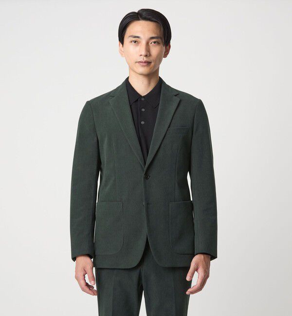 UNITED ARROWS green label relaxing「A+ コーデュロイ 2B スタンダード 2P ジャケット -ウォッシャブル、ストレッチ-」|テーラードジャケット|