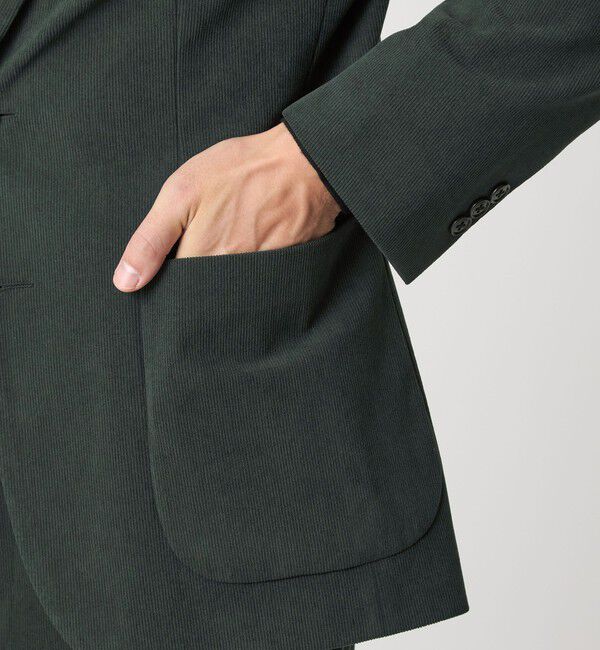 UNITED ARROWS green label relaxing「A+ コーデュロイ 2B スタンダード 2P ジャケット -ウォッシャブル、ストレッチ-」|テーラードジャケット|