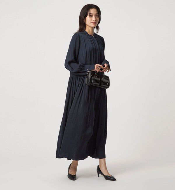 UNITED ARROWS green label relaxing「キリカエ ギャザー ワンピース 3」|ドレス|