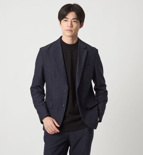 UNITED ARROWS green label relaxing「ピケ コーデュロイ ナロー ジャケット -ストレッチ-」|テーラードジャケット|