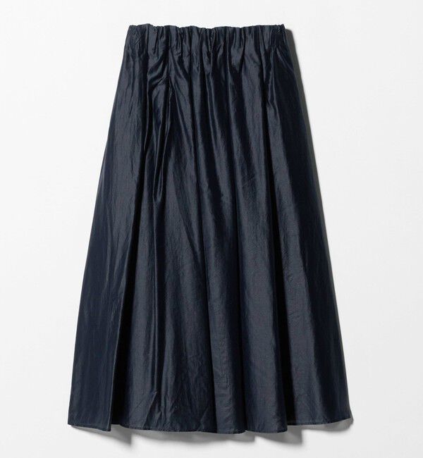 UNITED ARROWS green label relaxing「［size SHORTあり］チンツシアー ギャザー スカート」|フレア|