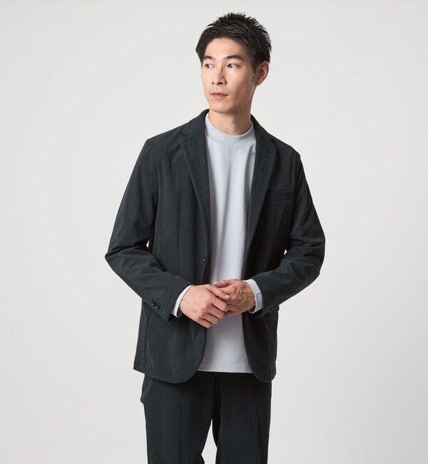 UNITED ARROWS green label relaxing「【WEB限定】JUST fit コーデュロイ ナロー セットアップ -ストレッチ-」|テーラードジャケット|