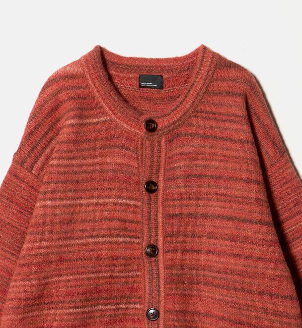 UNITED ARROWS green label relaxing「【WEB限定】＜GLR or＞カスリ風 クルーネック カーディガン」|カーディガン|