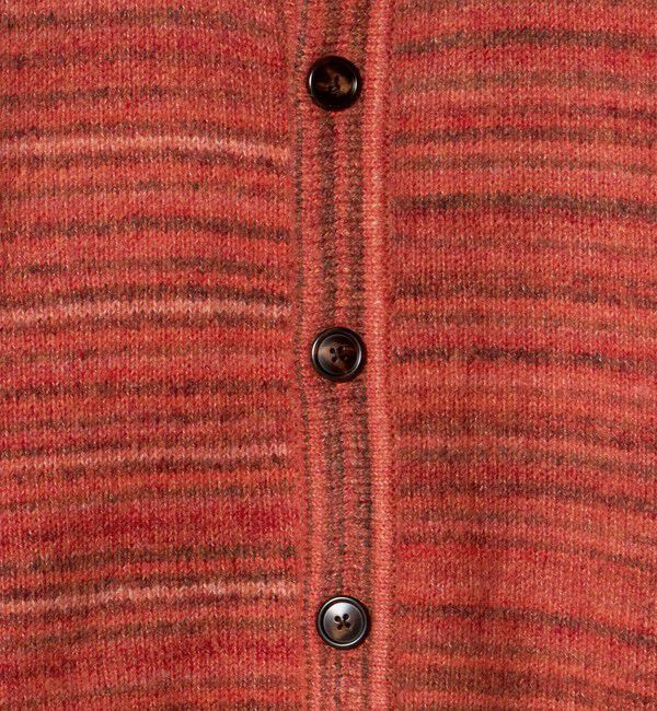 UNITED ARROWS green label relaxing「【WEB限定】＜GLR or＞カスリ風 クルーネック カーディガン」|カーディガン|