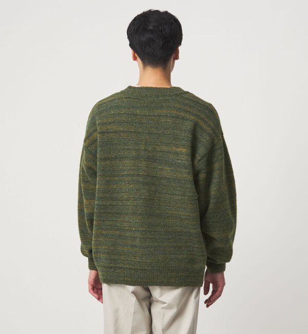 UNITED ARROWS green label relaxing「【WEB限定】＜GLR or＞カスリ風 クルーネック カーディガン」|カーディガン|