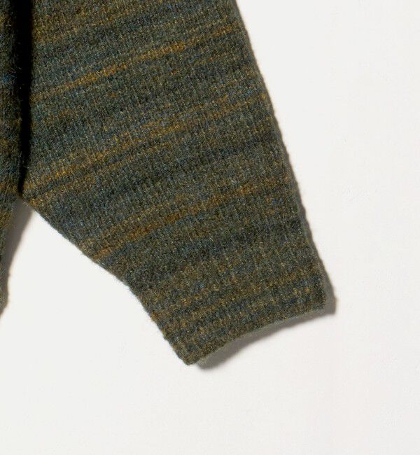 UNITED ARROWS green label relaxing「【WEB限定】＜GLR or＞カスリ風 クルーネック カーディガン」|カーディガン|