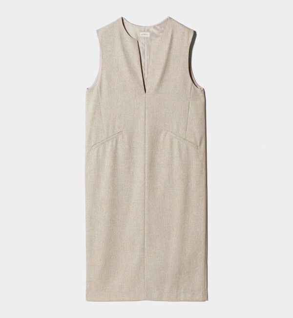 UNITED ARROWS green label relaxing「［size SHORTあり］キーネック ジャンパースカート」|ジャンパースカート|