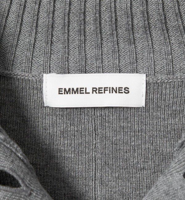 EMMEL REFINES「＜EMMEL REFINES＞EM ハイショクライン タートルニット ワンピース」|ワンピース|