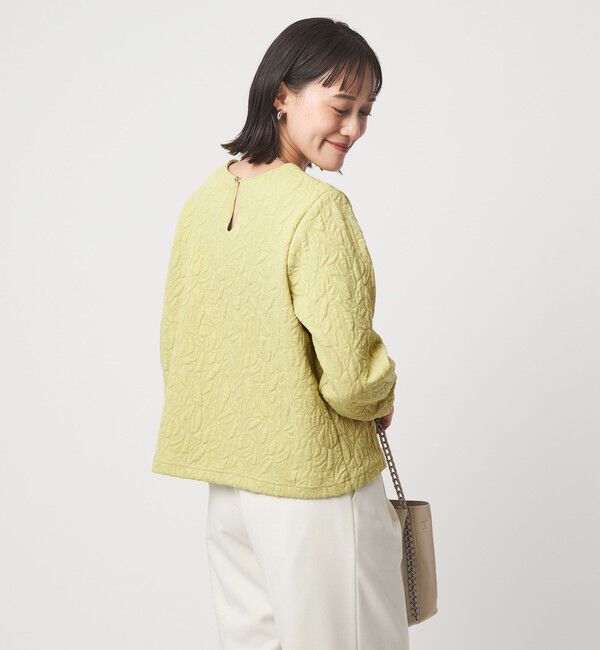 UNITED ARROWS green label relaxing「フクレジャカード プルオーバー カットソー」|Tシャツ・カットソー|YELLOW