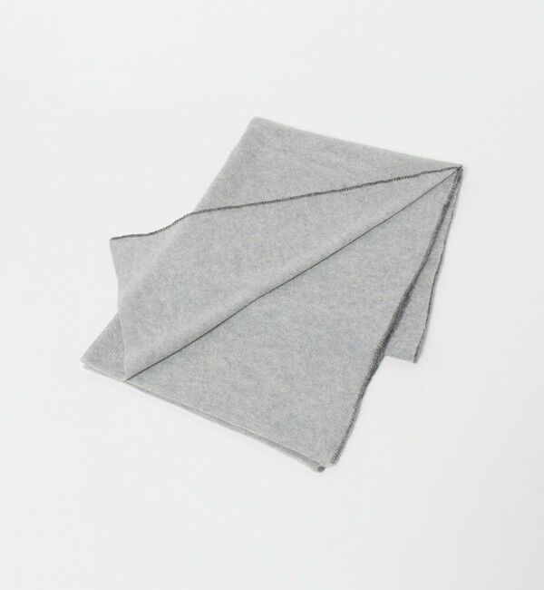 UNITED ARROWS green label relaxing「カシミヤニット サイドライン ストール」|ストール|LT.GRAY