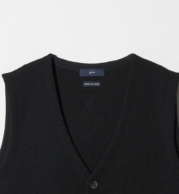 UNITED ARROWS green label relaxing「＜gim＞25F H/MLN ニット ジレ ベスト -ウォッシャブル-」|ベスト・ジレ|