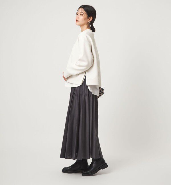 UNITED ARROWS green label relaxing「【WEB限定】＜at ease＞ダンボール スリット プルオーバー カットソー」|Tシャツ・カットソー|