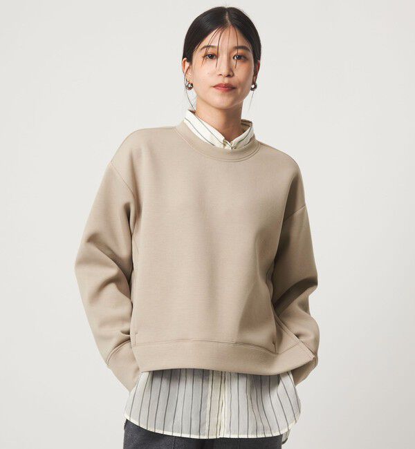 UNITED ARROWS green label relaxing「【WEB限定】＜at ease＞ダンボール スリット プルオーバー カットソー」|Tシャツ・カットソー|