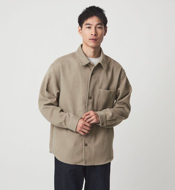 UNITED ARROWS green label relaxing「ツイードライク CPO ジャケット」|シャツ・ブラウス|