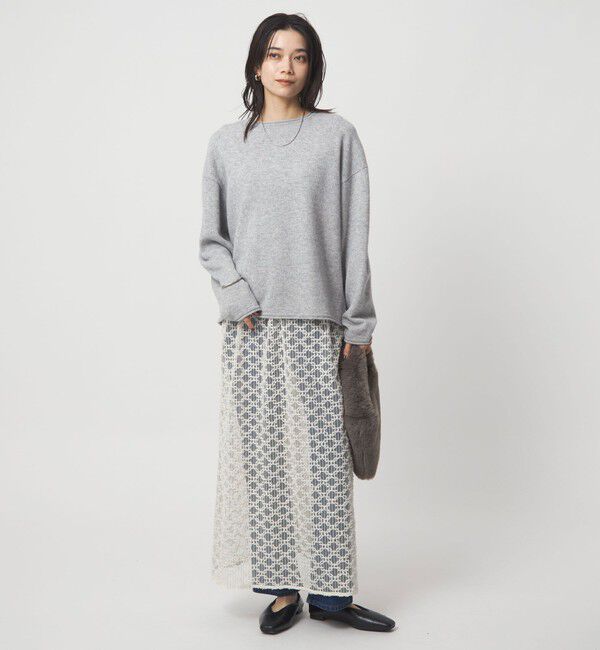 UNITED ARROWS green label relaxing「SERENITY ボートネック プルオーバー ニット」|ニット・セーター|