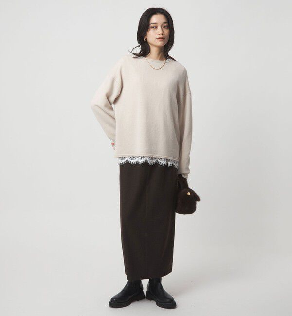 UNITED ARROWS green label relaxing「SERENITY ボートネック プルオーバー ニット」|ニット・セーター|