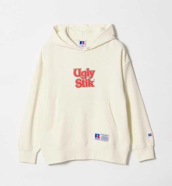 UNITED ARROWS green label relaxing「【別注】＜RUSSELL ATHLETIC＞アグリースティック フーディー / パーカー / キッズ  140cm-150cm」|パーカー|OFF WHITE