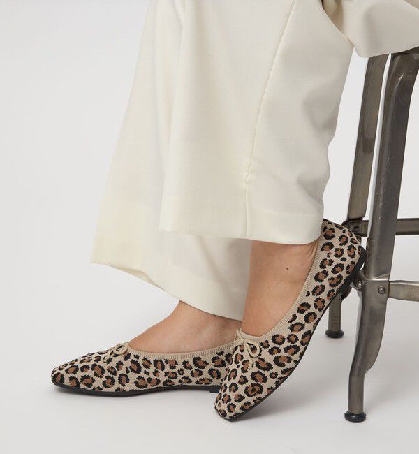 UNITED ARROWS green label relaxing「ウェルネス スクエア バレエシューズ / フラットシューズ 撥水 ウォッシャブル」|バレエシューズ|