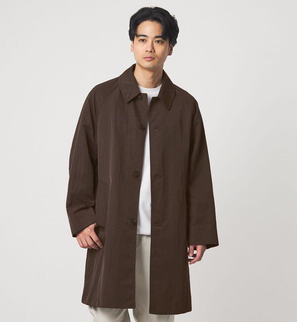 UNITED ARROWS green label relaxing「ナイロン ツイル ステンカラーコート -撥水-」|ステンカラーコート|