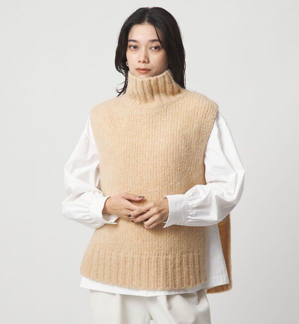 UNITED ARROWS green label relaxing「＜SEASONAL COLLECTION＞ローゲージ ニット ベスト」|ベスト・ジレ|