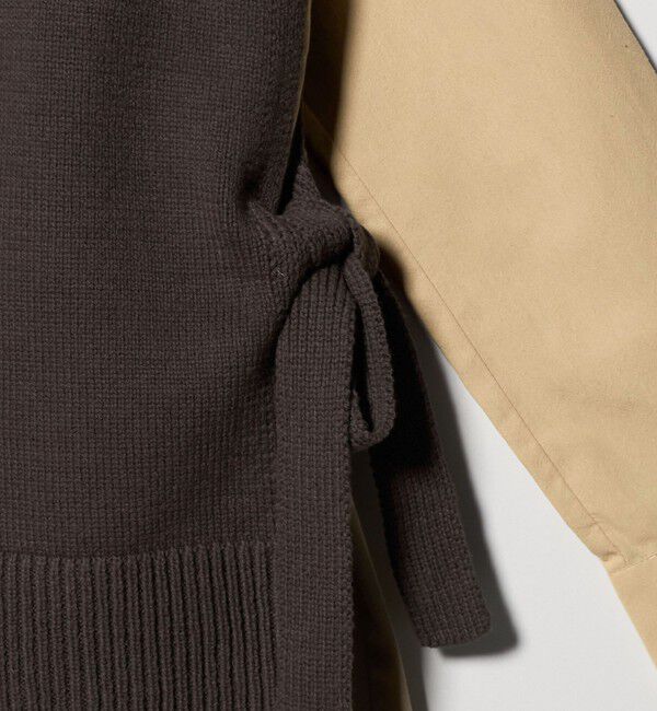 UNITED ARROWS green label relaxing「ニット ベスト &times; シャツ ワンピース セット」|ワンピース|