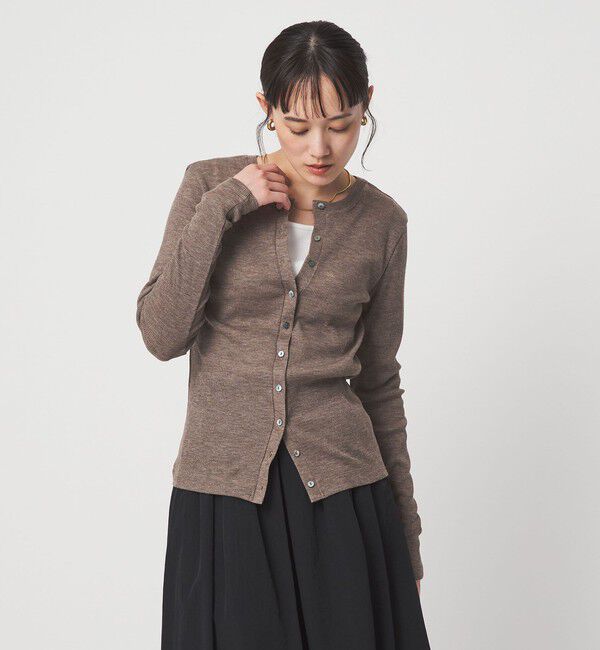 UNITED ARROWS green label relaxing「メランジ 2WAY カーディガン」|カーディガン|