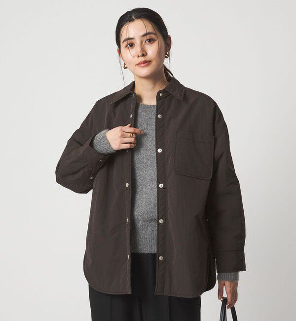 UNITED ARROWS green label relaxing「ライト パデット シャツ」|シャツ・ブラウス|