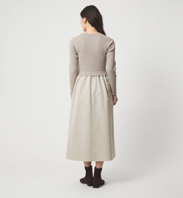 UNITED ARROWS green label relaxing「タフタ ドッキング ワンピース ウォッシャブル」|ワンピース|