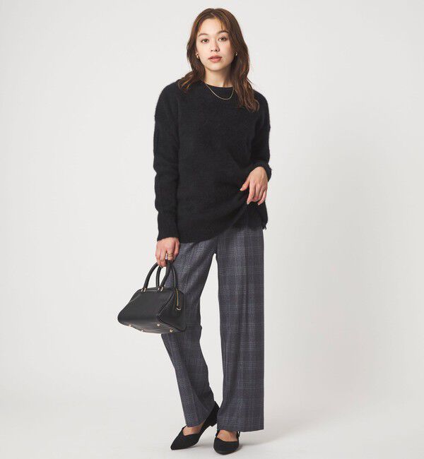 UNITED ARROWS green label relaxing「ヘアリー ニット ロング プルオーバー」|ニット・セーター|