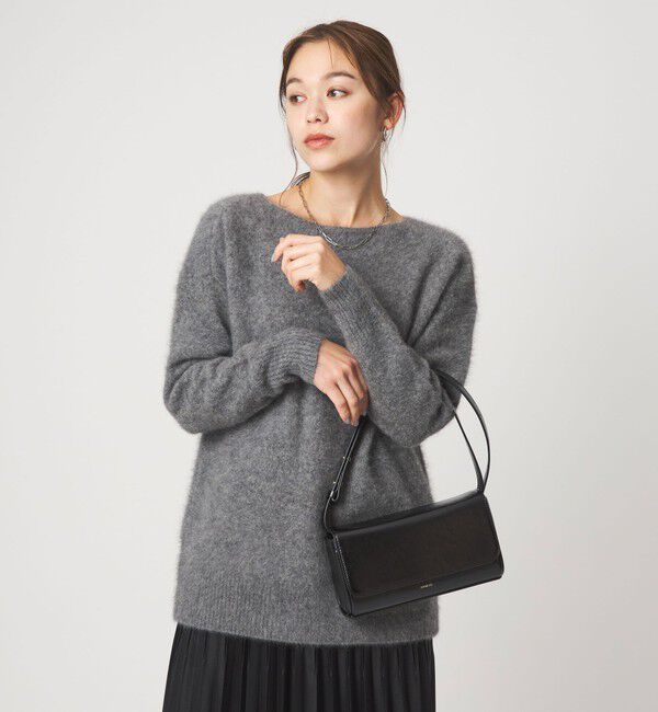 UNITED ARROWS green label relaxing「ヘアリー ニット ロング プルオーバー」|ニット・セーター|