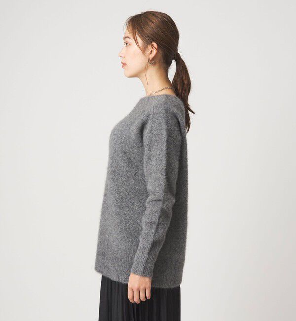 UNITED ARROWS green label relaxing「ヘアリー ニット ロング プルオーバー」|ニット・セーター|