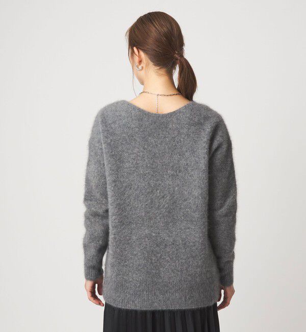 UNITED ARROWS green label relaxing「ヘアリー ニット ロング プルオーバー」|ニット・セーター|