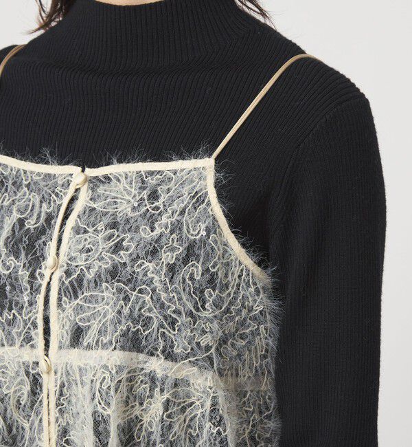 UNITED ARROWS green label relaxing「シアー レース キャミソール」|ベスト・ジレ|