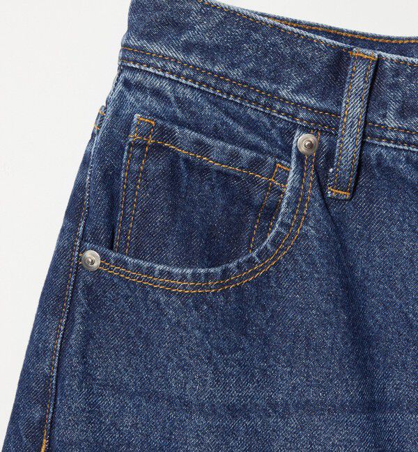 EMMEL REFINES「＜EMMEL REFINES＞EM ハイウエスト ルーズ フレアデニム パンツ」|チノ|