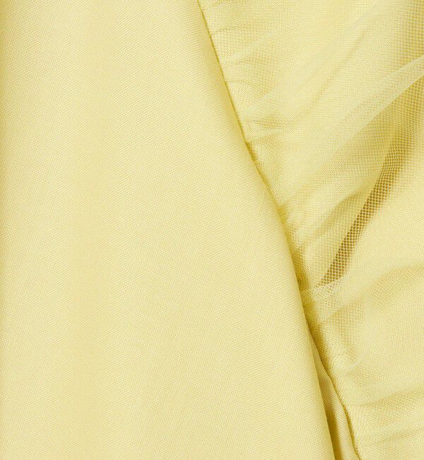 EMMEL REFINES「＜EMMEL REFINES＞EM チュールレイヤー ミニエリ シャツ」|シャツ・ブラウス|