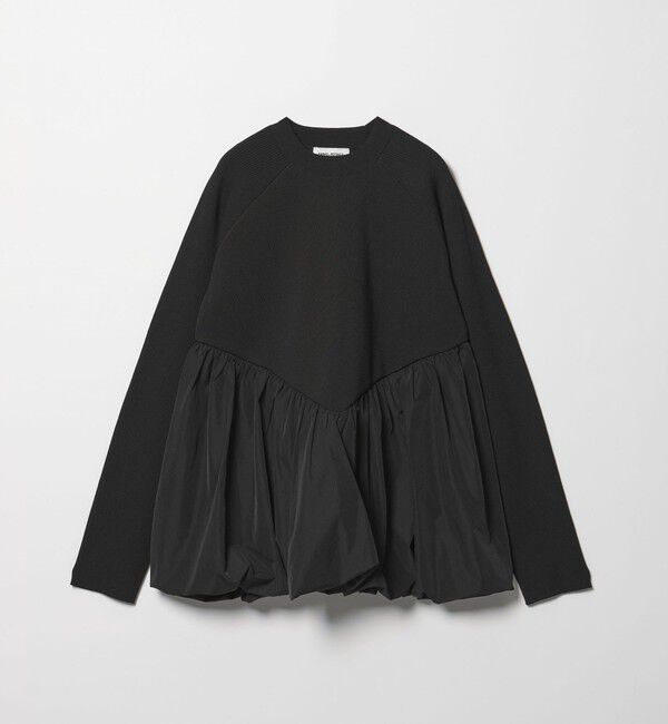 EMMEL REFINES「＜EMMEL REFINES＞EM スソバルーン ニット チュニック」|ニット・セーター|