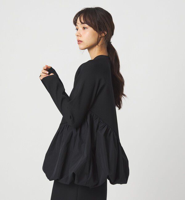 EMMEL REFINES「＜EMMEL REFINES＞EM スソバルーン ニット チュニック」|ニット・セーター|