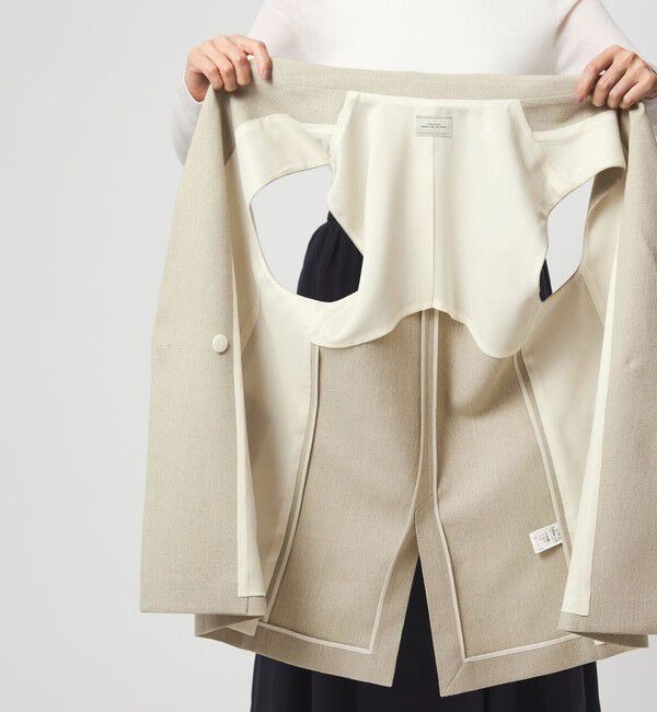 UNITED ARROWS green label relaxing「Greed グリード メランジ テーラード ジレ ウォッシャブル ストレッチ」|ベスト・ジレ|